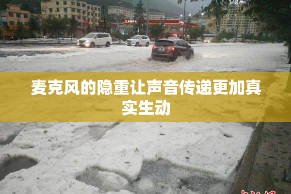 麦克风的隐重让声音传递更加真实生动