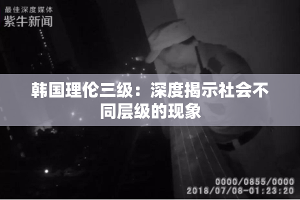 韩国理伦三级：深度揭示社会不同层级的现象