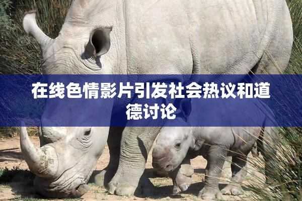 在线色情影片引发社会热议和道德讨论