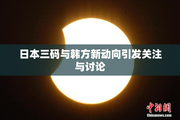 日本三码与韩方新动向引发关注与讨论