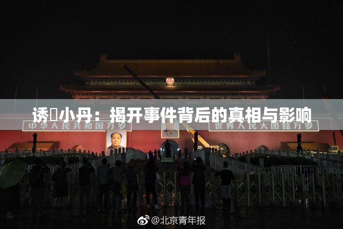 诱奷小丹：揭开事件背后的真相与影响