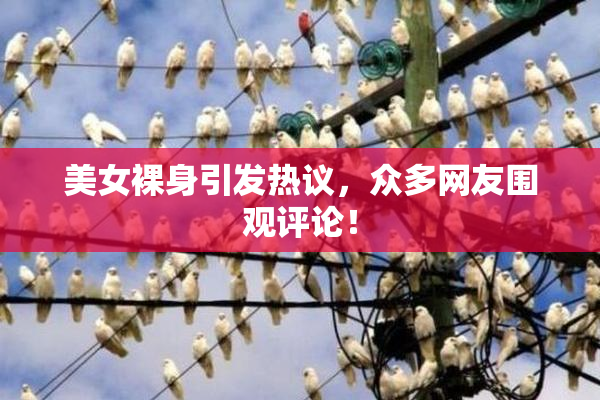 美女裸身引发热议，众多网友围观评论！