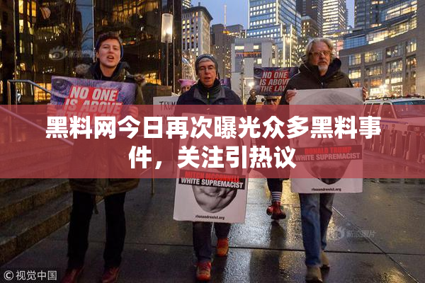 黑料网今日再次曝光众多黑料事件，关注引热议