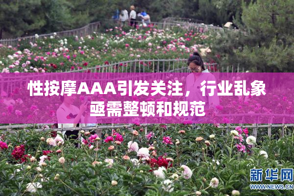 性按摩AAA引发关注，行业乱象亟需整顿和规范
