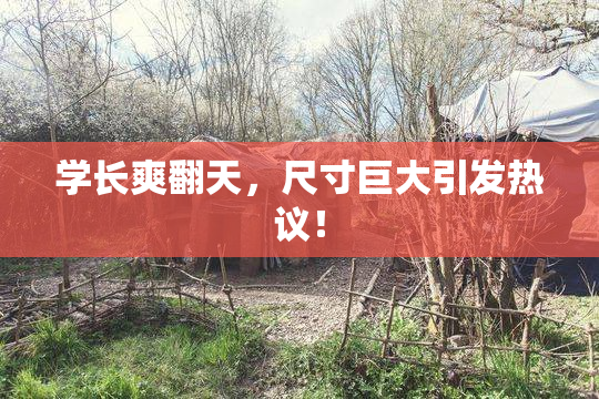 学长爽翻天，尺寸巨大引发热议！