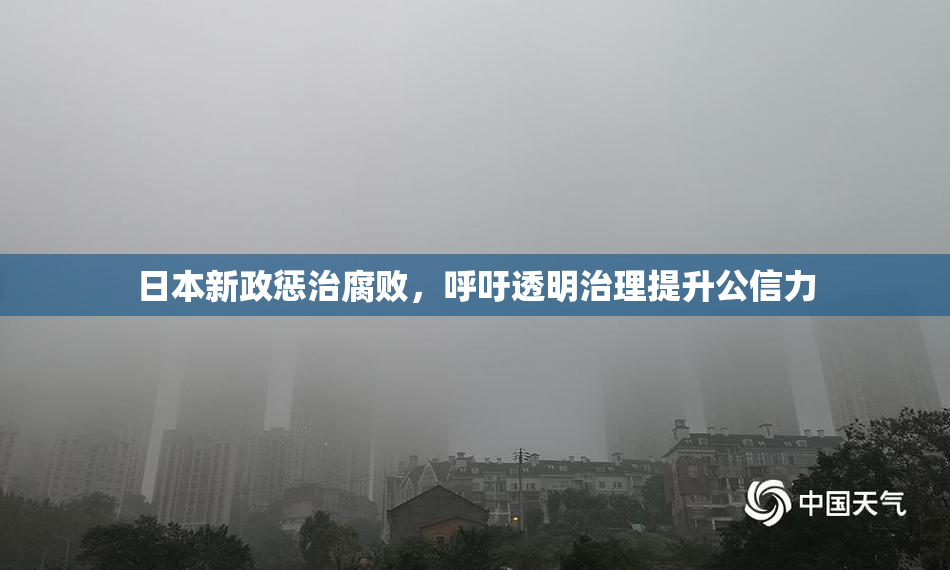 日本新政惩治腐败，呼吁透明治理提升公信力