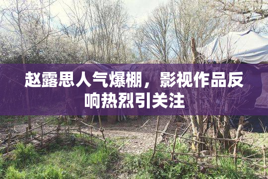 赵露思人气爆棚，影视作品反响热烈引关注