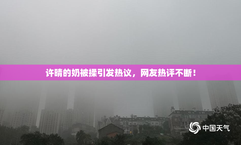 许晴的奶被揉引发热议，网友热评不断！