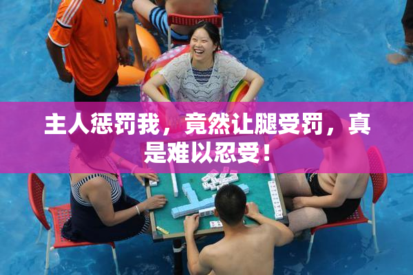 主人惩罚我，竟然让腿受罚，真是难以忍受！
