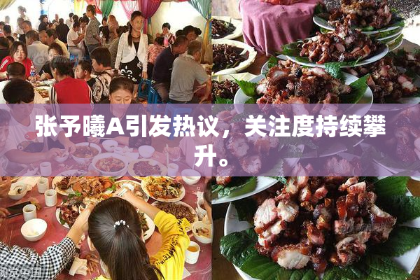 张予曦A引发热议，关注度持续攀升。