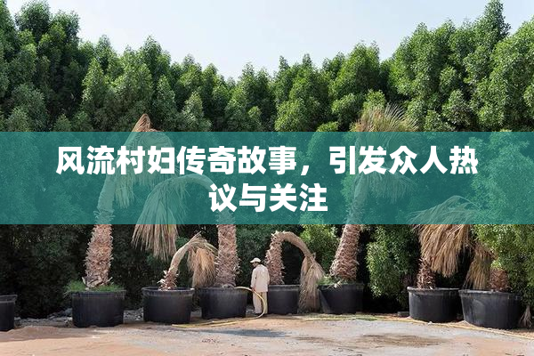 风流村妇传奇故事，引发众人热议与关注