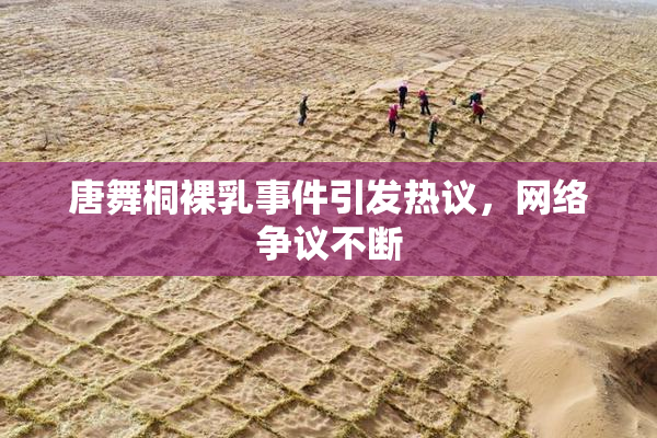 唐舞桐裸乳事件引发热议，网络争议不断