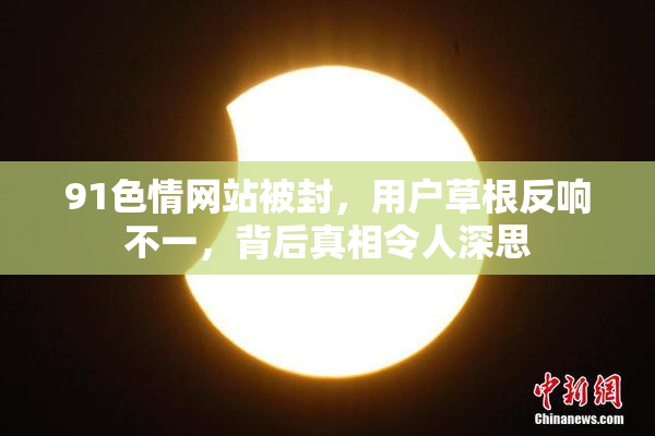 91色情网站被封，用户草根反响不一，背后真相令人深思