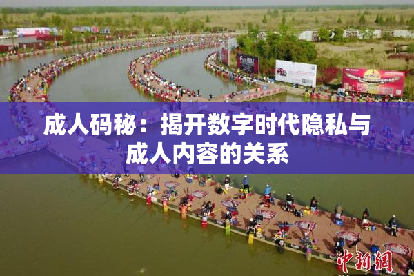 成人码秘：揭开数字时代隐私与成人内容的关系