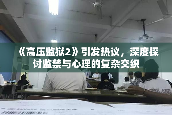 《高压监狱2》引发热议，深度探讨监禁与心理的复杂交织