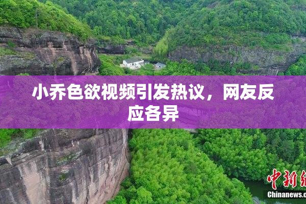 小乔色欲视频引发热议，网友反应各异