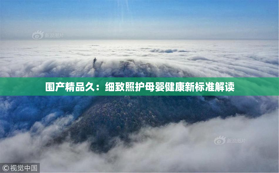 围产精品久：细致照护母婴健康新标准解读