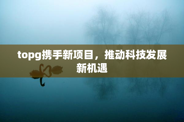 topg携手新项目，推动科技发展新机遇