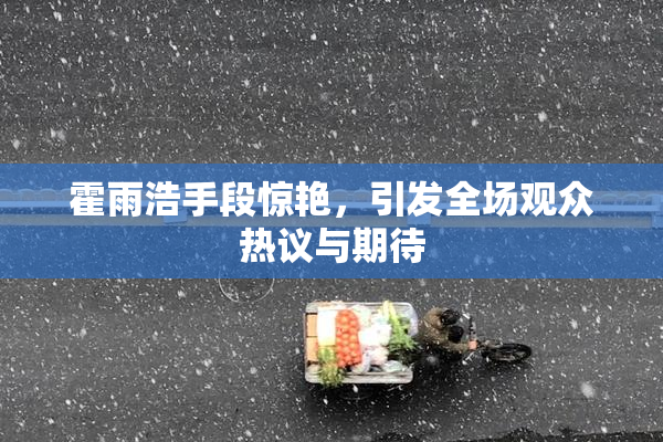 霍雨浩手段惊艳，引发全场观众热议与期待
