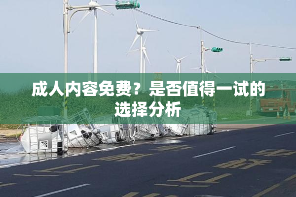 成人内容免费？是否值得一试的选择分析
