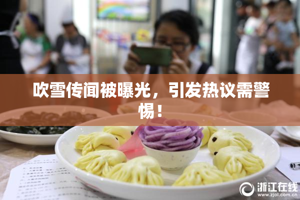 吹雪传闻被曝光，引发热议需警惕！