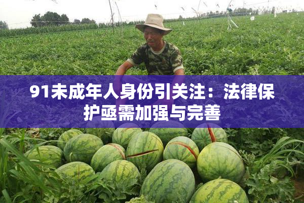 91未成年人身份引关注：法律保护亟需加强与完善