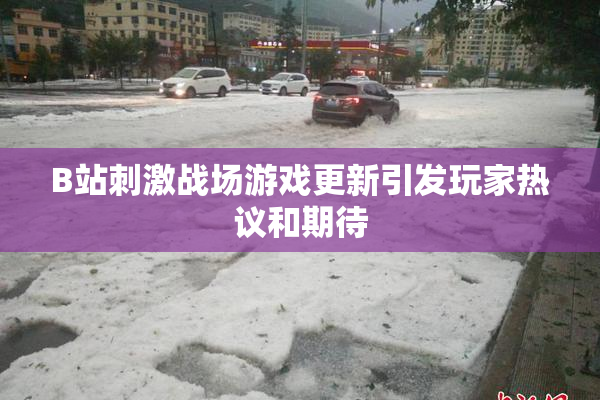 B站刺激战场游戏更新引发玩家热议和期待