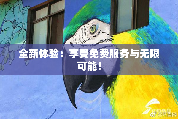 全新体验：享受免费服务与无限可能！
