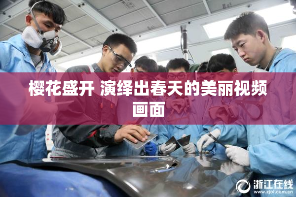 樱花盛开 演绎出春天的美丽视频画面