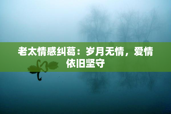 老太情感纠葛：岁月无情，爱情依旧坚守