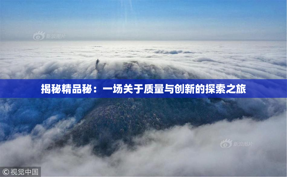 揭秘精品秘：一场关于质量与创新的探索之旅
