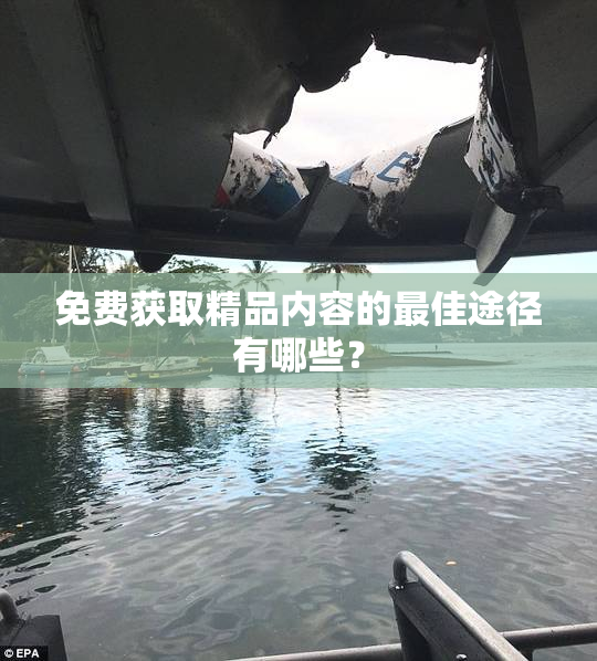 免费获取精品内容的最佳途径有哪些？