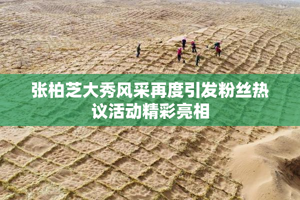 张柏芝大秀风采再度引发粉丝热议活动精彩亮相