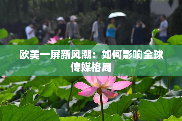 欧美一屏新风潮：如何影响全球传媒格局