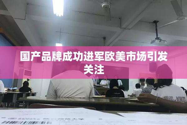 国产品牌成功进军欧美市场引发关注
