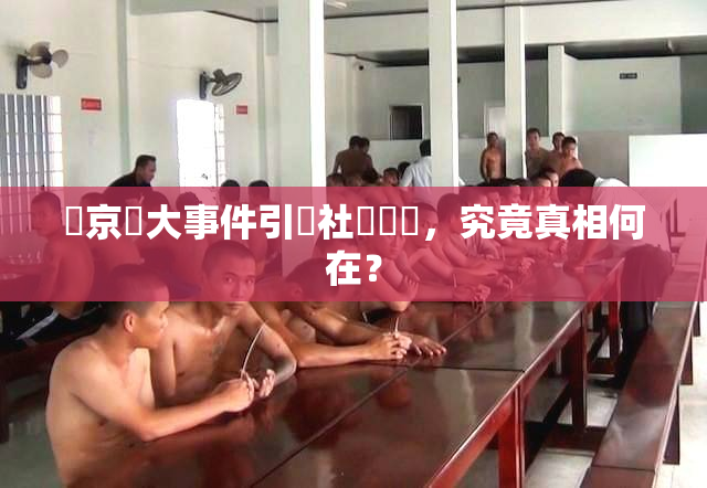 東京熱大事件引發社會熱議，究竟真相何在？