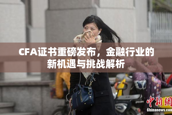 CFA证书重磅发布，金融行业的新机遇与挑战解析