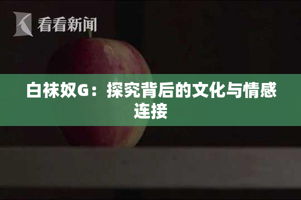 白袜奴G：探究背后的文化与情感连接