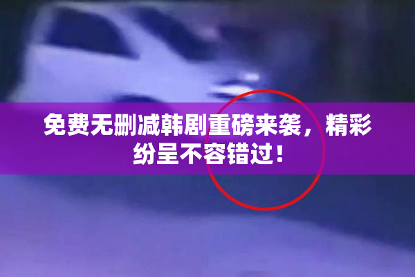 免费无删减韩剧重磅来袭，精彩纷呈不容错过！