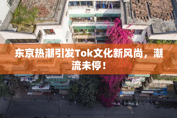 东京热潮引发Tok文化新风尚，潮流未停！