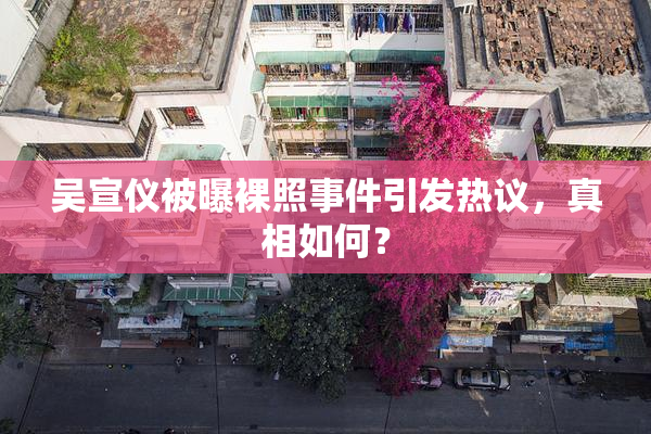 吴宣仪被曝裸照事件引发热议，真相如何？