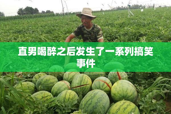 直男喝醉之后发生了一系列搞笑事件