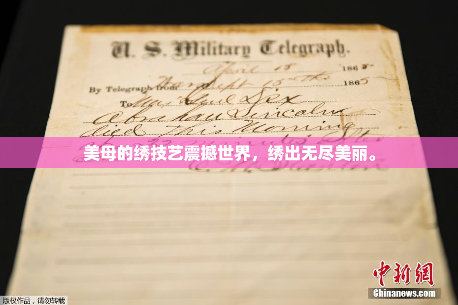 美母的绣技艺震撼世界，绣出无尽美丽。