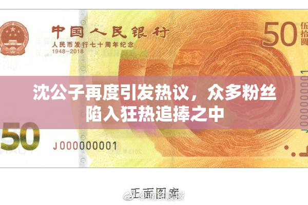 沈公子再度引发热议，众多粉丝陷入狂热追捧之中