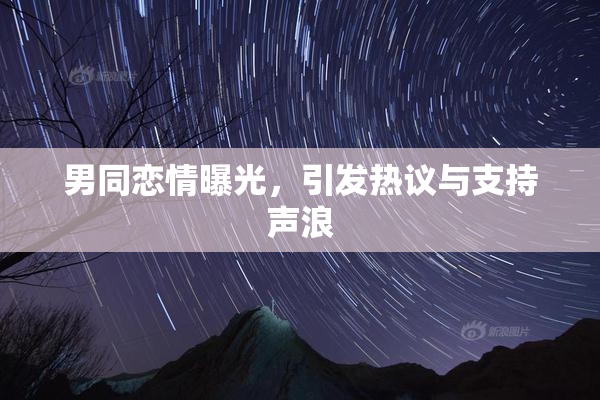 男同恋情曝光，引发热议与支持声浪