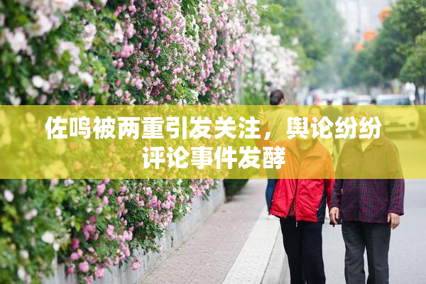 佐鸣被两重引发关注，舆论纷纷评论事件发酵