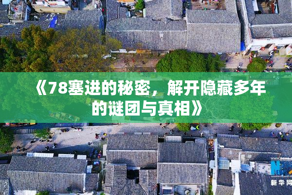 《78塞进的秘密，解开隐藏多年的谜团与真相》