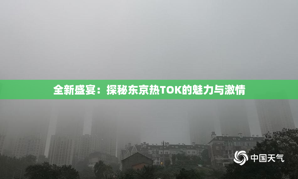 全新盛宴：探秘东京热TOK的魅力与激情