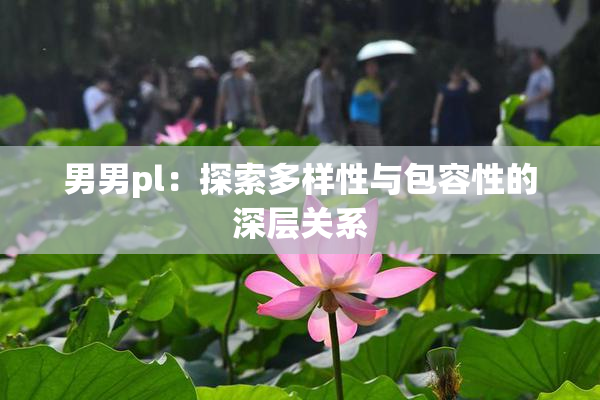 男男pl：探索多样性与包容性的深层关系