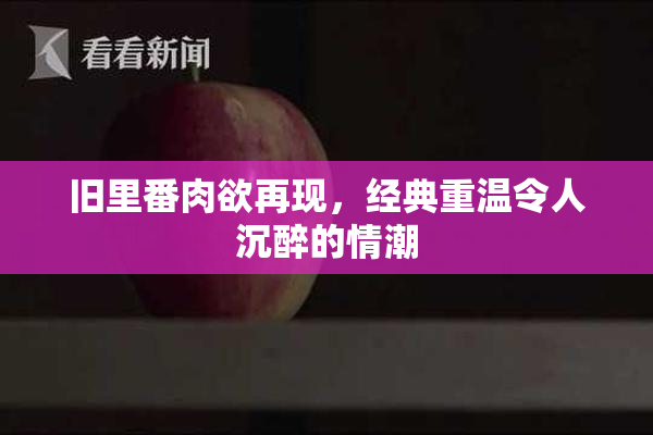 旧里番肉欲再现，经典重温令人沉醉的情潮